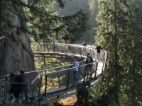 Cliffwalk bij Suspension Bridge